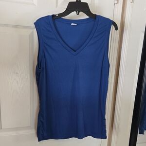 Sport-Tek Royal Blue V-Neck Tank Top